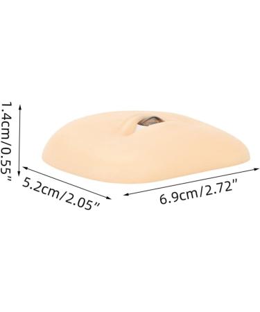 FOMIYES 4 sets Blank Make Up Training Eye Eyeshadow Thick Board of Professional Fake Makeup Silicone Skin 6.9x5.2cmx4pcs Assorted Colorx4pcs - Buy Online on GoSupps.com