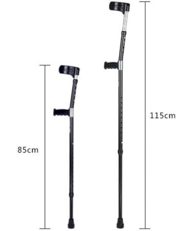 Forearm Crutches Adjustable Aluminum Crutches Walker Adjustable Arm Crutches Rehabilitation Equipment Supplies for Disabled Elderly Lightweight Arm Crutch Journey - Buy Online on GoSupps.com