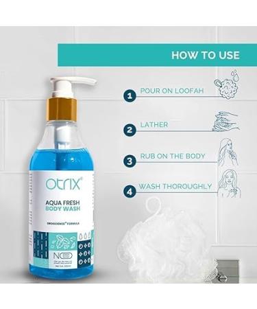 Aqua Fresh Hydrating Body Wash | Moisturizing Aloe & Citrus Cleanser | Sulfate & Paraben-Free | Unisex Body Wash | 290ml - Shop Internationally - Buy Online on GoSupps.com