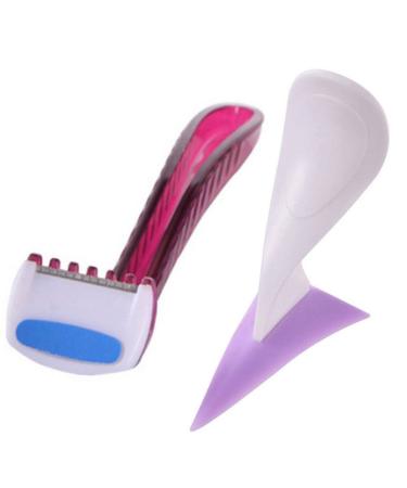 Danlai Triangle Shape Bikini Trimmer Sexy Female Pubic Hair Removal Shaving Template Private Form Secret Intimate Tools Kit