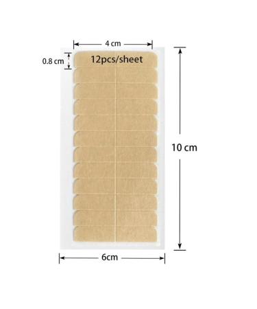 Sgzrydb Khaki Double Sided Wig Tape Hair Tape for Toupee Adhesive Tape for Lace Front Ultra-Hold Wig Glue Mini Tabs Tape Easy to Use - Buy Online on GoSupps.com