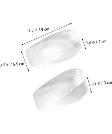 FOMIYES Heightening Insoles - 8 Pairs of Silicone Gel Heel Lift Pads for Women & Men - Invisible Comfort & Support - Buy Online on GoSupps.com