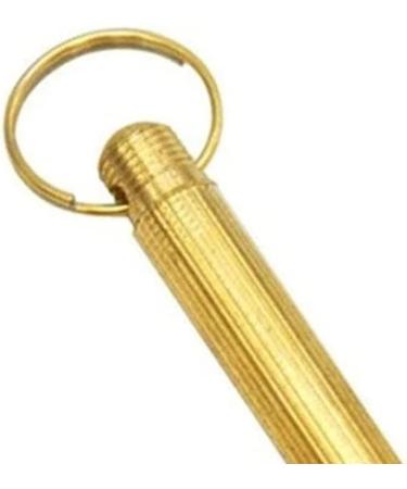 Gold Metal Keychain Earwax Cleaner Spoon | Multifunctional Ear Pick Tool - Buy Online on GoSupps.com