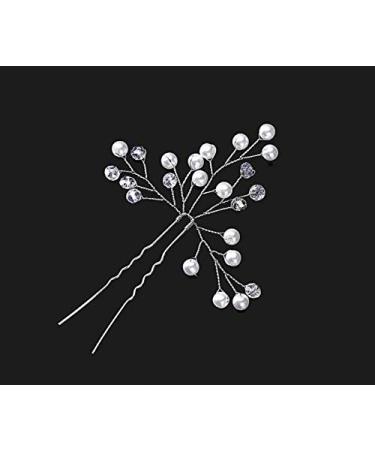 Elegant Bridal Hair Comb with Pearls & Rhinestones - 35-Piece Hair Accessories for Brides & Bridesmaids - Buy Online on GoSupps.com