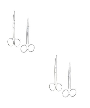 FRCOLOR 4 Pieces Scissors Onion Cutter Shaper For Pet Hair Pet Hair Trimmer Straight Cut Remove The Stitches