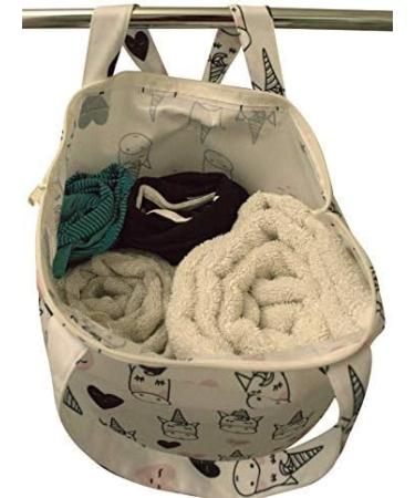 MOM & BAB Wet Bags 13.5"Wide X 18"High| Water & Odor Resistant Bag |Masks Odors| Washable & Reusable | For: Soiled Scrubs Cloth Diaper Daycare Wipes Towels Soiled Clothing Swimsuits (Unicorn/Floral) - Buy Online on GoSupps.com