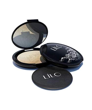 LiLo Long-Lasting Lightweight 4 Colors Make-Up Matte Compact Powder for All Skin Types (Shade 04 Cold Beige)