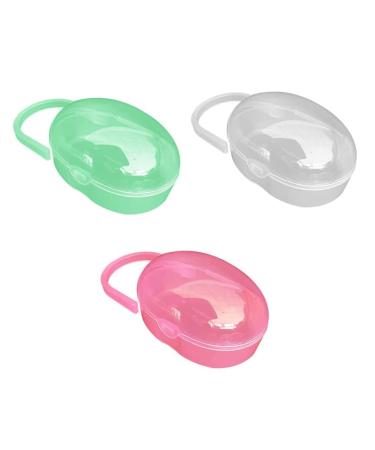 Buy Baby Pacifier Case - Portable Holder & Storage Box for Travel | 3 Pack - Ideal for Moms - Buy Online on GoSupps.com