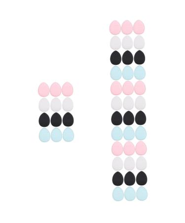 FRCOLOR 48 Pcs Finger Makeup Sponge Body Sponge Powder Puff Beauty Tools Make up Silicone Makeup Sponge Silicone Sponge Mini Makeup Sponge Wet Puff Cosmetic Hydrophilic Non-latex