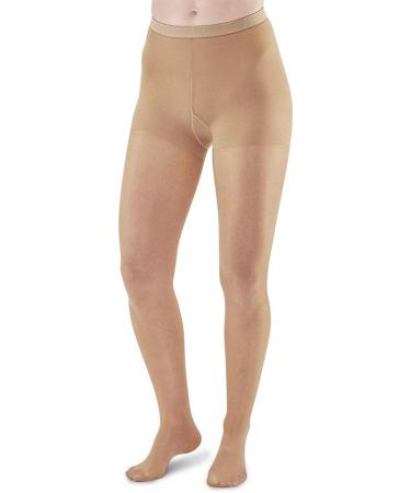 Varicose Veins Compression Pantyhose - 20-30 mmHg Closed Toe Support Hose Beige - XL-XXL International Shipping - Buy Online on GoSupps.com