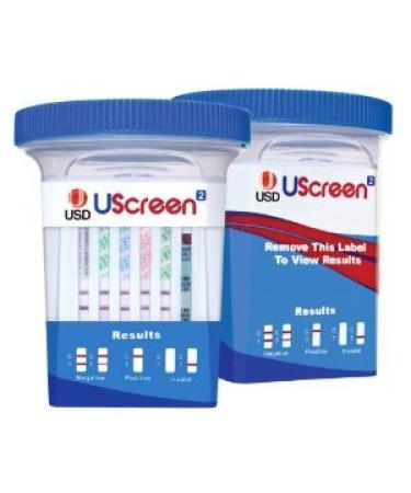 12 Panel UScreen CLIA Waived Cup w/3 Adulterants (MOP 300 Included) (3)