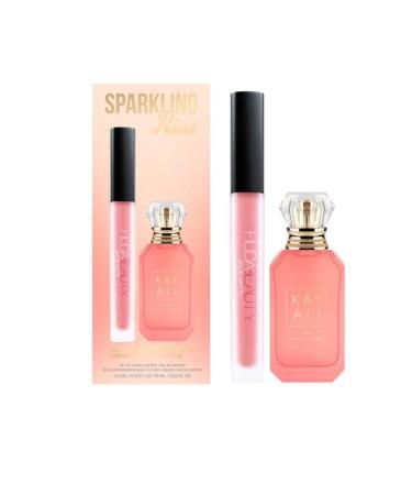 KAYALI Sparkling Kiss Set (Eden Sparkling Lychee 39 Eau de Parfum and a Huda Beauty Liquid Matte in Gossip Gurl)
