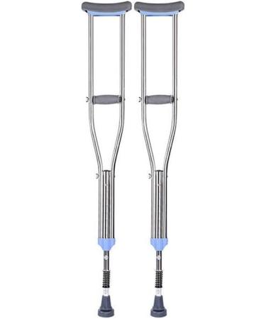 Stainless Steel Underarm Crutches Walking Aids for The Disabled and Elderly (Size : 118-138cm) Smooth Sailing - Buy Online on GoSupps.com