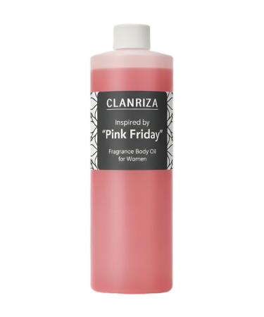 CLANRIZA Pink Friday by Nikki Minaj Body Scented Oil for Women Fragrance Long-Lasting Perfume Oil Our Interpretation Travel Size 1 Fl Oz (Pack of 1)