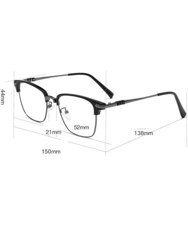 Zhuyiqz Classic Anti-UV & Anti-Blue Light Reading Glasses for Men/Women - C3 Color +200 Strength - Buy Online on GoSupps.com