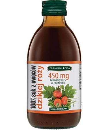 Rosehip Juice with Vitamin C 250 ml Premium Rosa