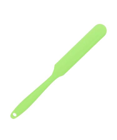 Wax Applicator Wax Spatula Ergonomic Silicone Scraper Reusable for Home Beauty Salon for Wax Warmer(Green)