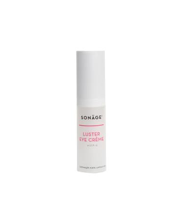 SONAGE Luster Eye Creme |Anti-Aging Eye Cream with Vegan Collagen and Squalene | Minimizes Appearance of Crow's Feet  Dark Circles  Puffiness  Under Eye Bags  and Wrinkles