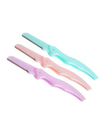 Minkissy 2 6 pcs Face hair remover eyebrow leaves tools for shaping eyebrows manual eyebrow razor eyebrow-remover plane hair removal device Miss