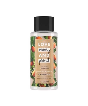 Love Beauty and Planet Purposeful Hydration Shampoo Shea Butter & Sandalwood 13.5 fl oz (400 ml)