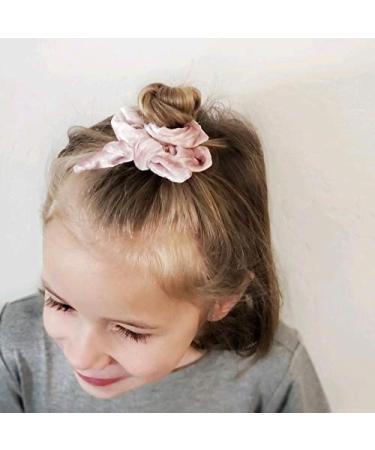 30pcs Easter Bunny Ear Hair Scrunchies - Velvet Bow Hair Ties & Elastic Bobbles - Buy Online on GoSupps.com