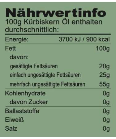  Seitenbacher Seitenbacher Pure virgin organic pumpkin seed oil cold pressed/1 press 1 pack (1 x 250g) - Buy Online on GoSupps.com