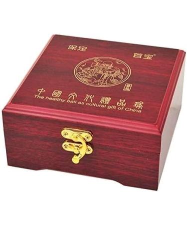 Baoding Balls Set - Chinese Health Massage Balls with Yin-Yang Symbol for Acupressure & Stress Relief - International Shipping Available - Buy Online on GoSupps.com
