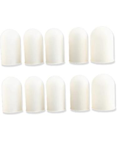 Silicone Finger Protectors - 10 Pieces for Cracked & Dry Skin Nail & Fingertip Protection Ideal for Secure Coverage - Buy Online on GoSupps.com