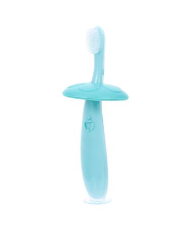Toddmomy 3sets and Oral Fur Lovely Anti- Choke Anti- /Anti- Fall Bristles Blue Portable Suction Care Design Mini Guard Base Fine Adorable