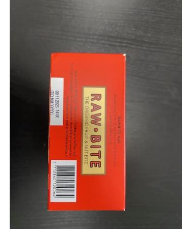 Raw Bite Apple Cinnamon Organic Fruit Nut Bars - Gluten-Free No Added Sugar | 12-Seater Box (12 x 50g) - Buy Online on GoSupps.com