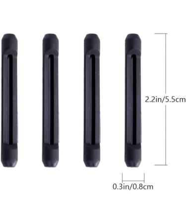 Lurrose Hearing Protection Plugs - 10 Pairs Silicone Glasses Brackets & Hangers for Reading Glasses - Shoulder Pads - Black - International Shipping - Buy Online on GoSupps.com