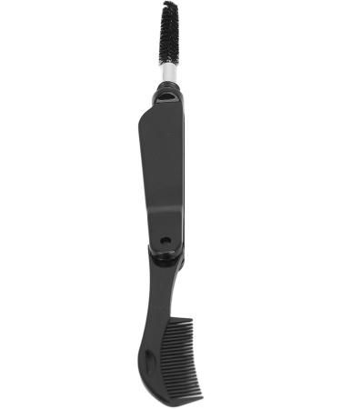 Portable Eyebrow Brushes Reusable 2 Small Portable 10 Piece Eyelash Brushes Comb Clean for Makeup (Black) - Buy Online on GoSupps.com