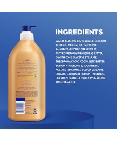 NIVEA Cocoa Butter Body Lotion for Dry Skin with Hyaluronic Acid Cocoa Butter and Deep Nourishing Serum 72-Hour Body Moisturizer 33.8 Fl Oz Value Size Pump Bottle 33.8 Fl Oz (Pack of 1) 33.8 Fl Oz (Pack of 1) - Buy Online on GoSupps.com