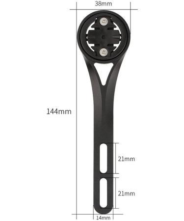 2022 Aero Handlebar Cycling Computer Mount for Garmin, Wahoo, CatEye, Bryton - GoPro and Bike Light Compatible - Buy Online on GoSupps.com