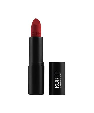 Korff Matt Lipstick Spring/Summer Collection Intense and Even Lip Color 01 Velvety Texture Perfectly Defined Lips 4.5 ml