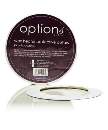 Hive Of Beauty Options Wax Heater Protection Collars 50 Disposable