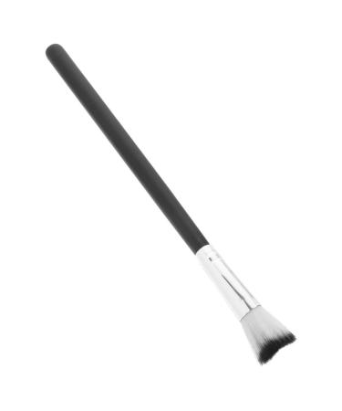 FRCOLOR Fish Tail Brush Highlighter Blush Brush Nose Makeup Brush Multipurpose Makeup Brush Nose Makeup Tool Nose Brush Powder Brush Nose Shadow Brush Makeup Supplies Makeup Supply 18.50X1.00X1.00CM Black