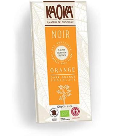 Kaoka - Dark Chocolate Orange Bar 100G - Sold per unit - Buy Online on GoSupps.com