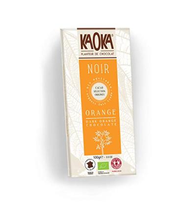Kaoka - Dark Chocolate Orange Bar 100G - Sold per unit