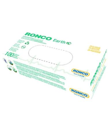 Biodegradable Nitrile Gloves Extra Large Size 100 Pack Disposable Eco-Friendly Compostable by Ronco Earth Latex & Powder Free 3.5 Mil (Violet Colour) XL