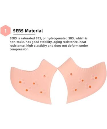 2 Pairs Gel Silicone Heel Cover Protector for Plantar Fasciitis, Orthopedic Bunion Corrector - Foot Pain Relief - Buy Online on GoSupps.com