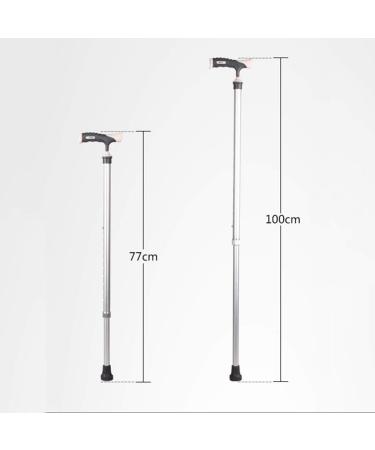Walking Stick Crutches Medical Anti-Slip Elderly Multi-Functional Lightweight Walking Stick Adjustable 10 Height Walking Stick Bathing in Sunlight - Buy Online on GoSupps.com