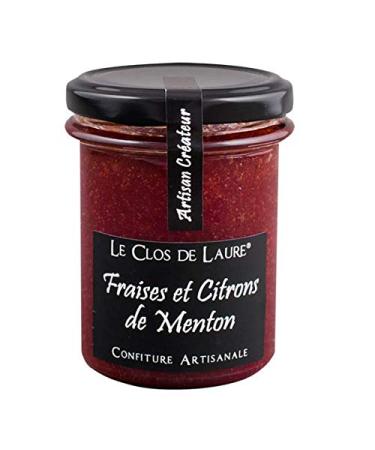 Le Clos de Laure strawberry jam with lemons from the C te d'Azur from France 220g strawberry and lemon from the C te d'Azur