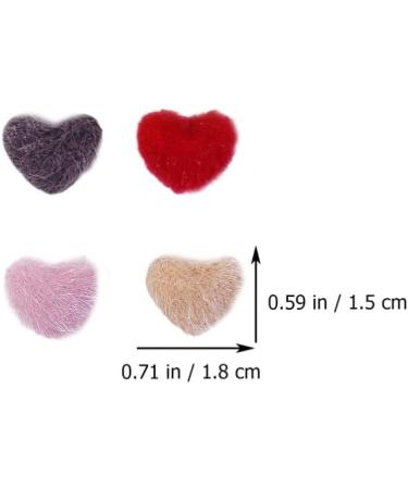 Minkissy Decoraciones Para U as Acrilicas Nail Art Fluffy Pom Balls: 3D Magnetic Nail Art Balls Heart Shaped Detachable Nail Art Fluffy Pom Poms Plush Balls for Nail Decor 5 Bags Heart Decor - Buy Online on GoSupps.com