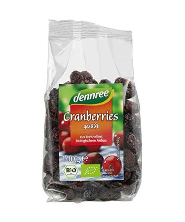 dennree Dried Cranberry (100 g) - Organic