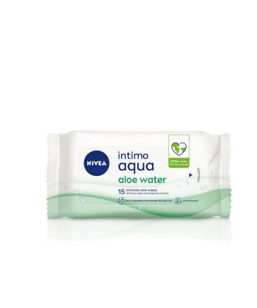 Nivea Intimo Intimate Cleansing Wipes Aloe 15 pcs (Pack of 3) - Buy Online on GoSupps.com