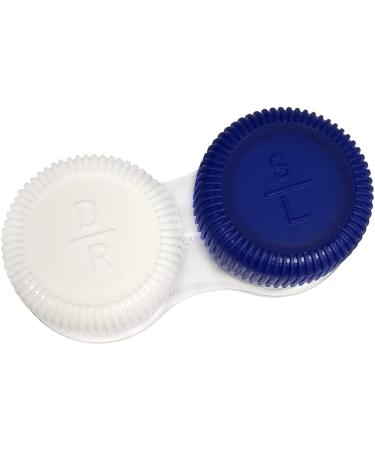 Buy Screw Top Contact Lens Cases - Blue & White 12 Pack | Best Quality & Fast International Shipping - Buy Online on GoSupps.com