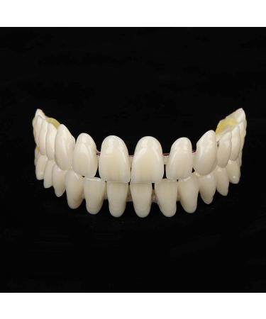 Healthyare DIY Full Set Denture Kit for Improved Smile - Top & Bottom Fake Teeth - Buy Online on GoSupps.com
