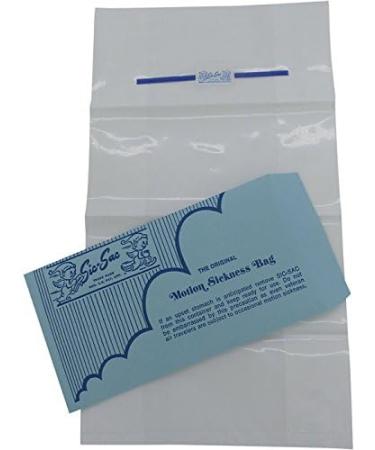 SIC-SAC Motion Sickness Bag 10-Pack: Convenient Disposable Nausea Bags - Buy Online on GoSupps.com