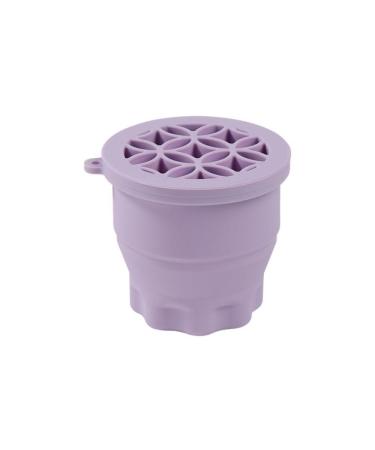 Folding Makeup Brush Cleaning Cup Beauty Brush Cleaning Drying Storage Cup Makeup Brush Silicone Washing Cup